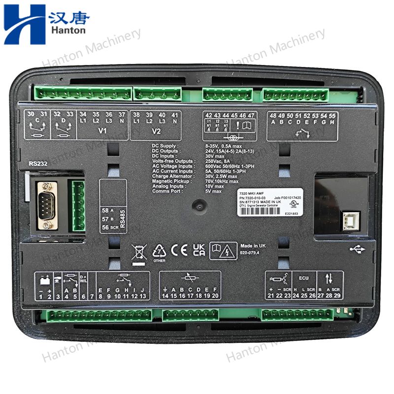 Deepsea Electronic Controller DSE7320 MKII AMF for Inland Diesel Generator Set