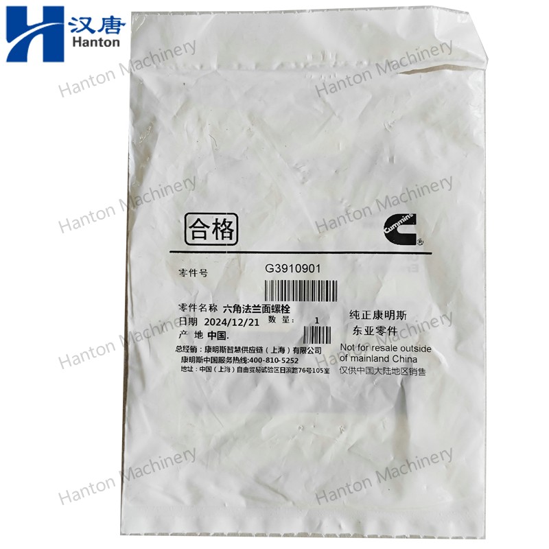 Cummins Hexagon Flange Head Cap Screw 3910901 for Engine ISB QSB ISD Series