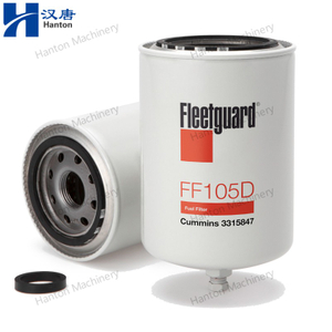 Cummins Fleetguard Fuel Filter 156172 3315847 FF105D for Engine K19 N14 Series