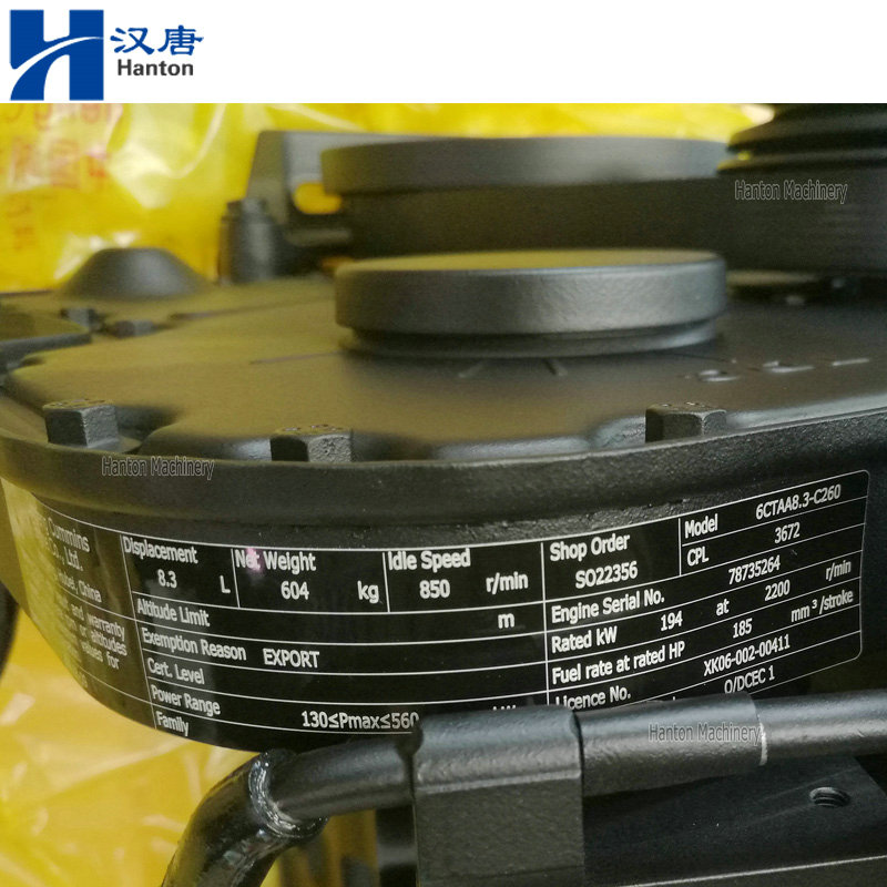 Cummins Diesel Engine 6CTAA8.3-C Series for Industrial And Construction Equipments