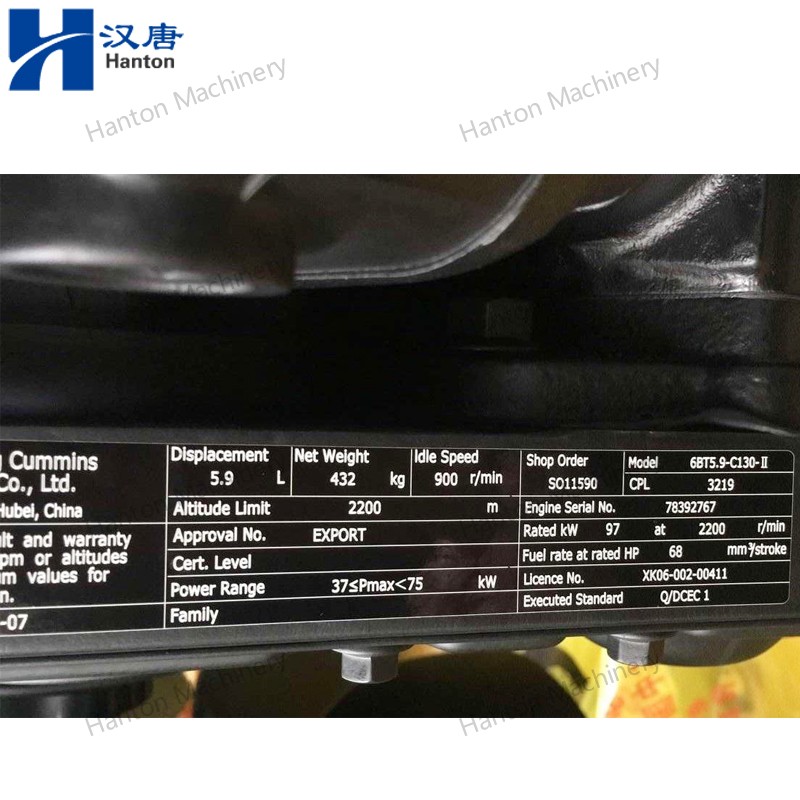 Cummins Diesel Engine 6BT5.9-C for Construction Equipments