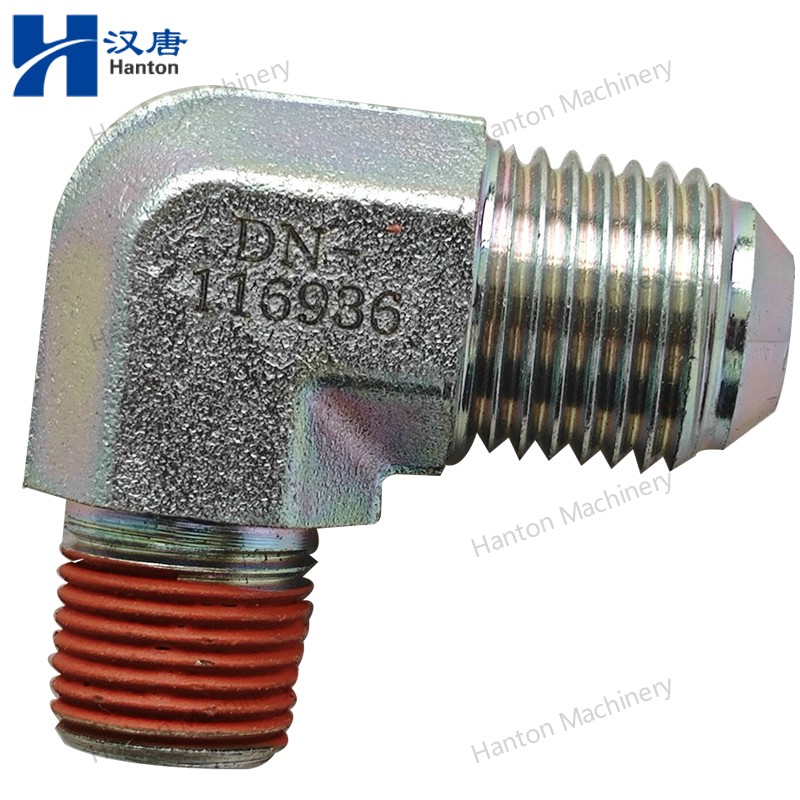 Cummins 116936 Male Adapter Elbow for Engine N855 N14 NH220 Series