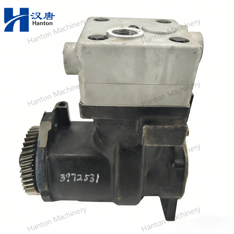 Aftermarket 3972531 Two Cylinder Air Compressor for Cummins Engine 6C 6L Series Made by Wabco