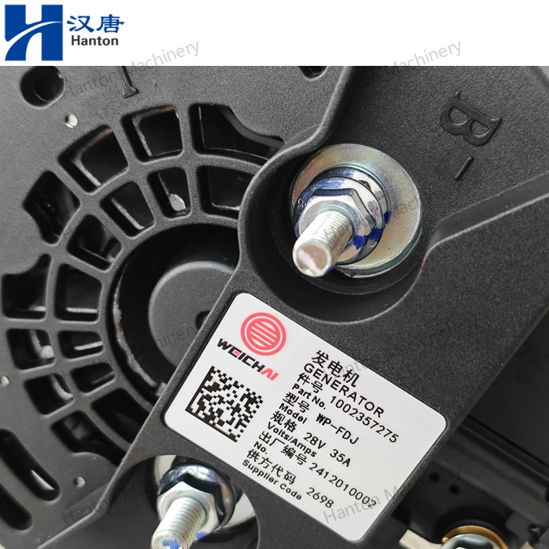 Weichai 1002357275 Alternator for Engine WP4 Series