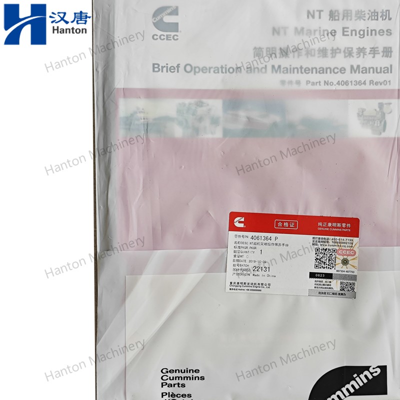 Cummins Brief Operation And Maintenance Manual for NT Marine Engines