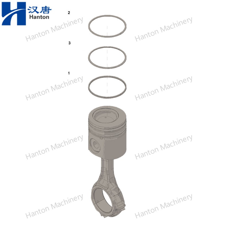 Cummins 3804708 Piston Ring Set for Engine QST30 Series