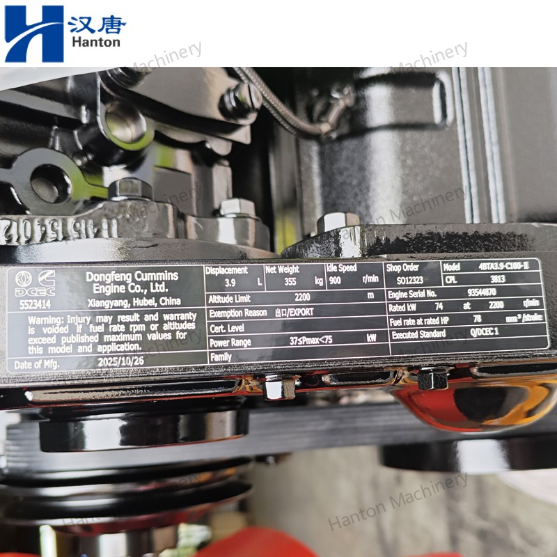 Cummins 4BTA3.9-C Series Diesel Engine for Construction Equipments ...