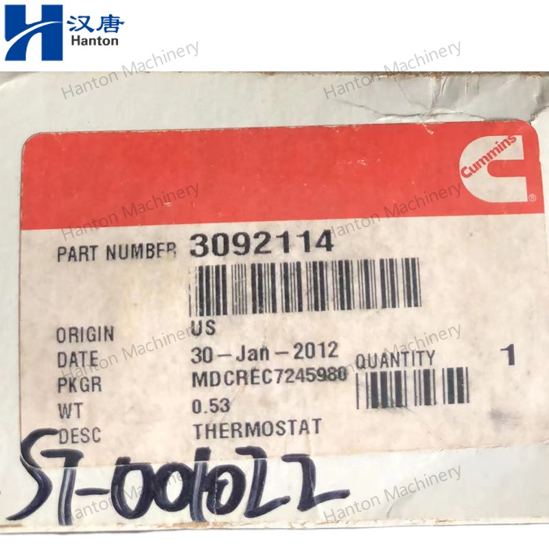 Cummins 3092114 Thermostat for Engine QST Series