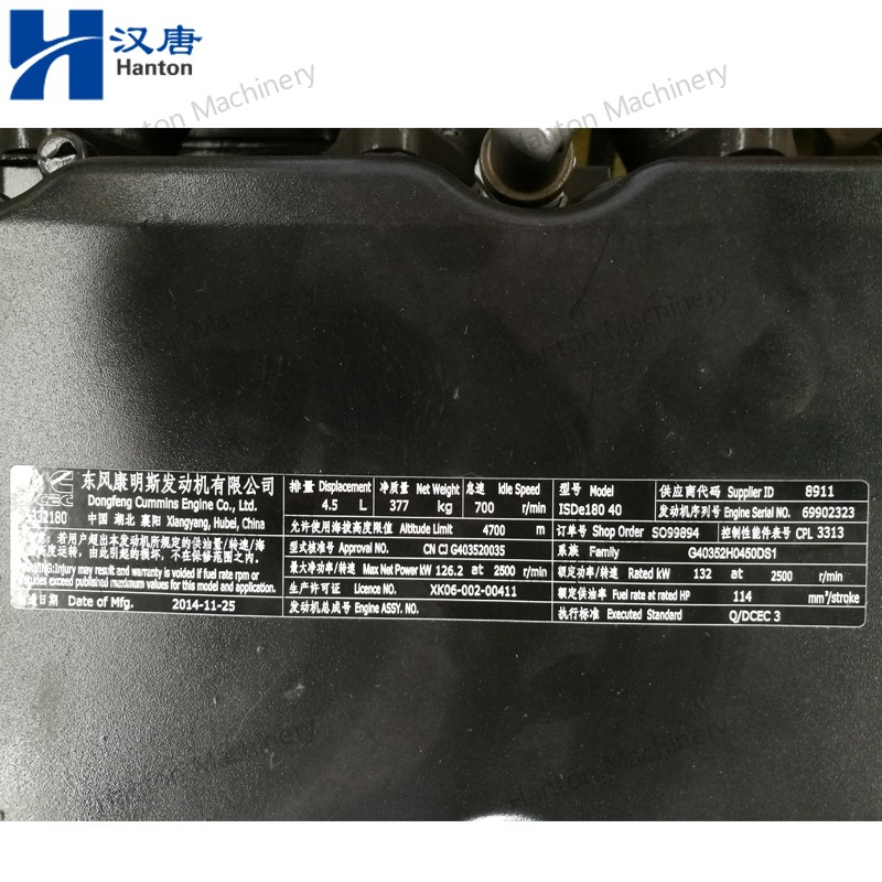 Original Cummins Diesel Engine ISB4.5 ISDE for Auto Bus And Truck Etc