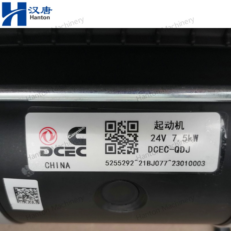 Cummins Starter Motor 3415537 5255292 for Engine C8.3 L8.9 Series Prestolite M105R3004SE MS3-504